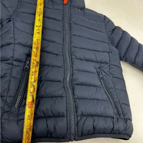 SAVE THE DUCK Blue Puffer Jacket with Insulated Quilting - Picture 12 of 12